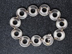 Estate Vintage Elsa Peretti 18K Gold & Sterling Silver Magic Disc Bracelet - VHK