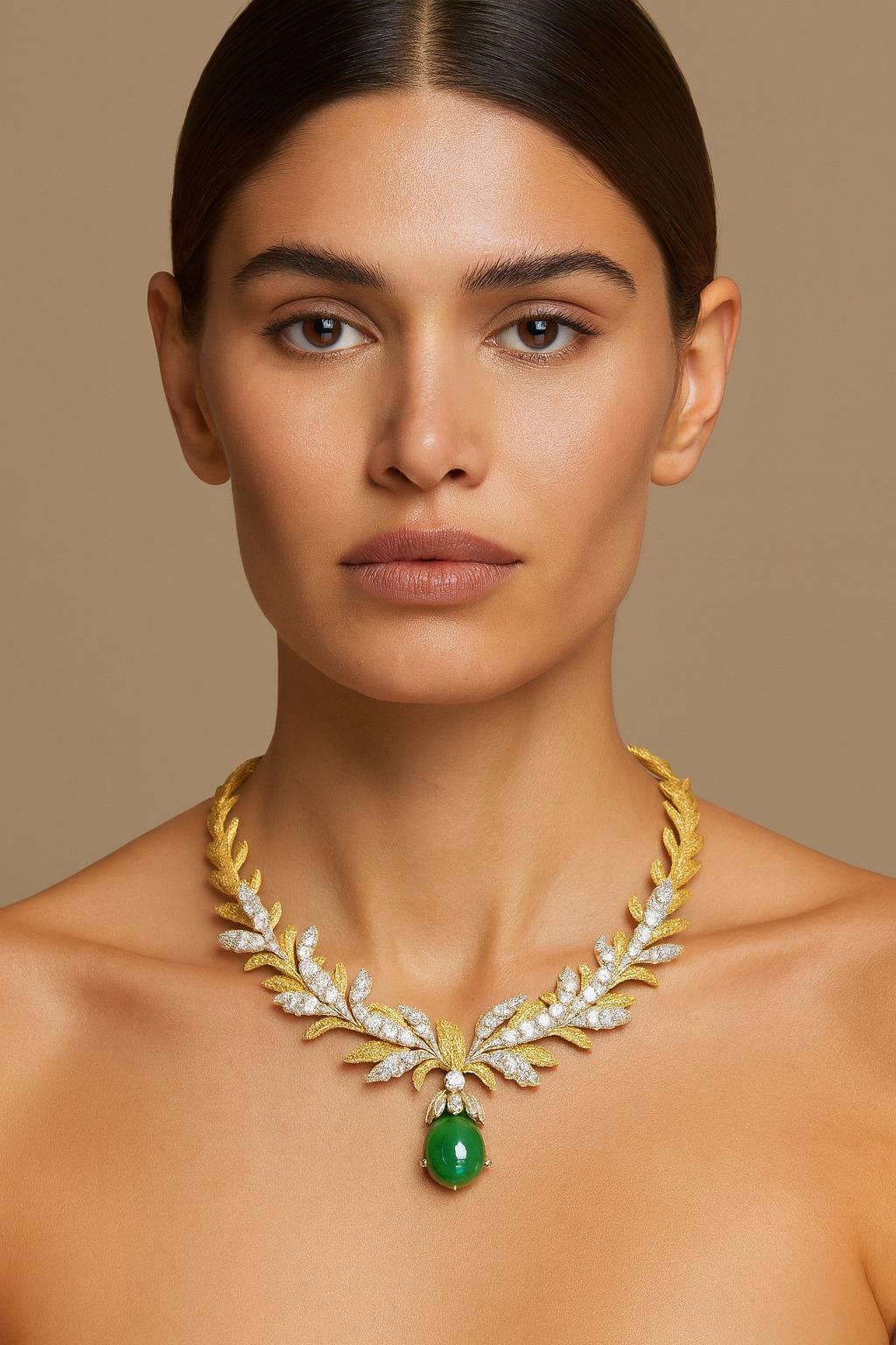 Estate Vintage Außergewöhnliche Mario Buccellati Halskette (Art déco) im Angebot