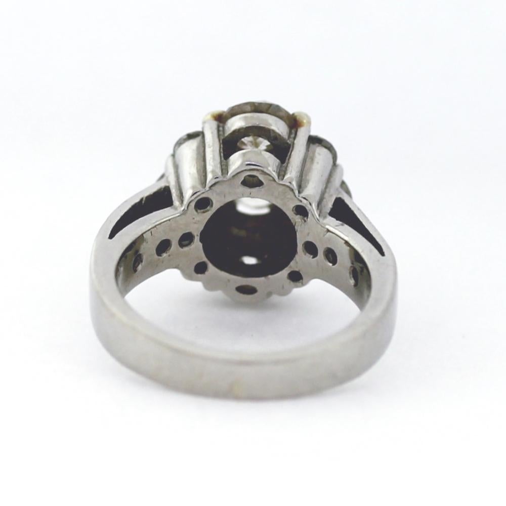 flower design engagement rings