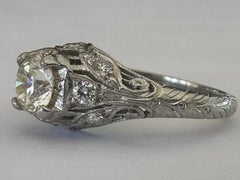 Estate Whitehouse Brothers Diamond Engagement Ring