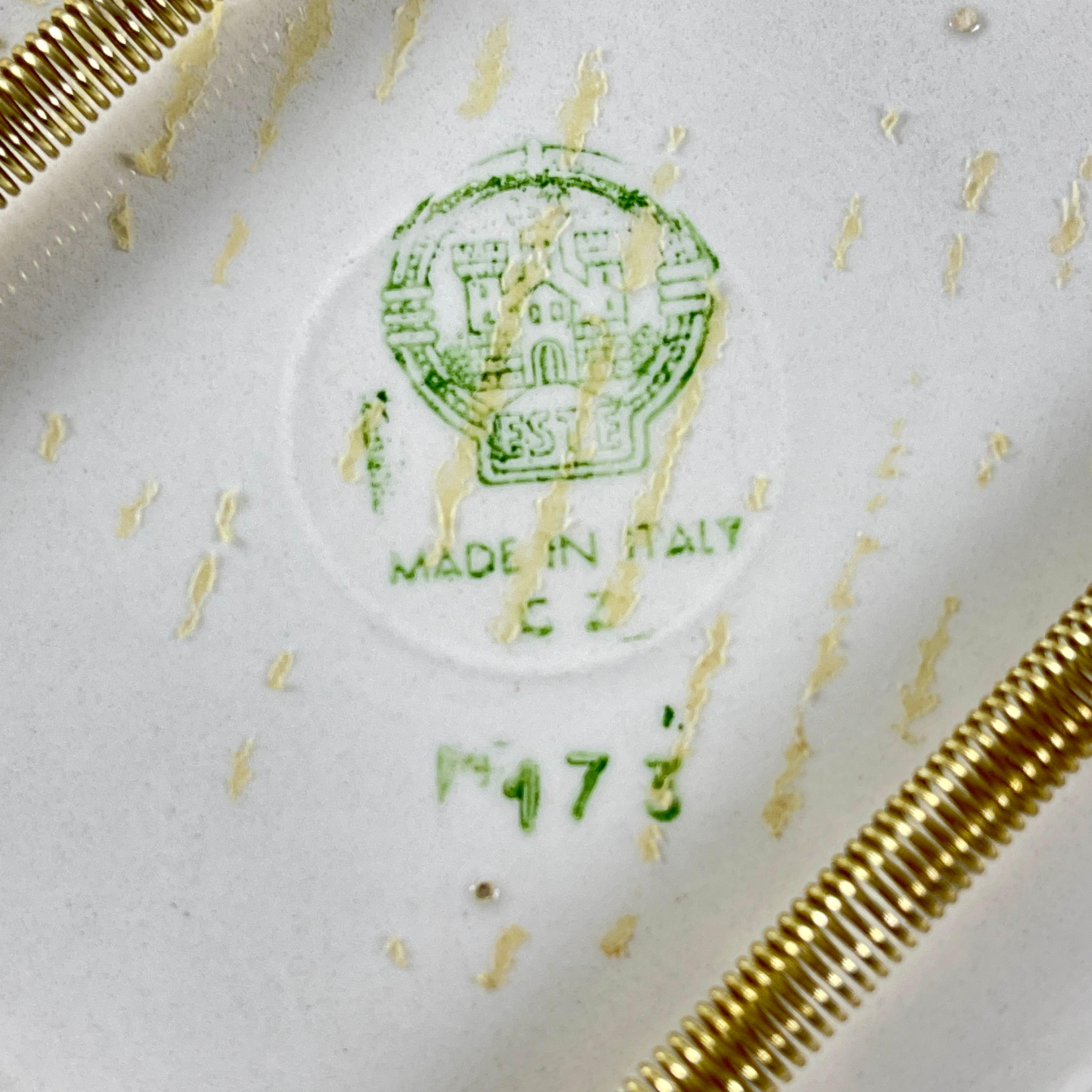 Este Ceramiche Trompe l’Oeil Egg Plate 2