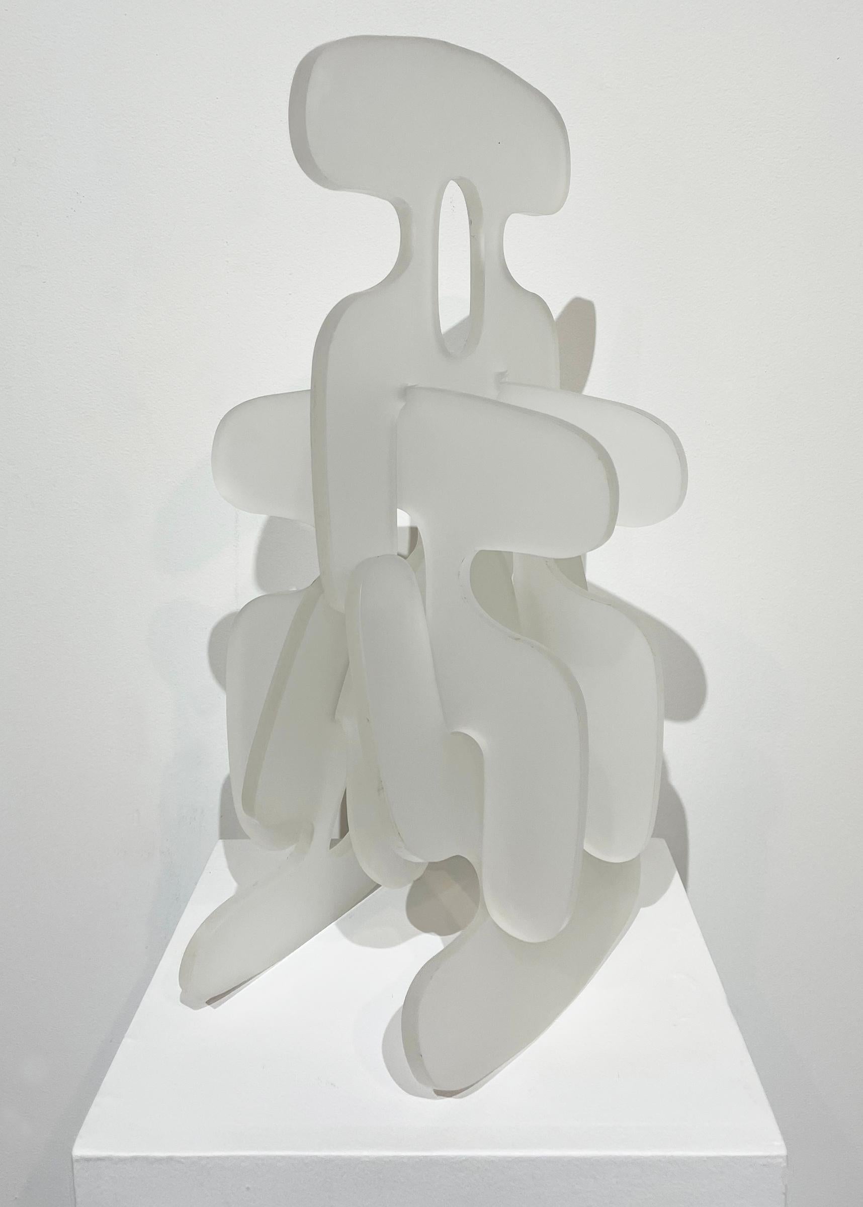 Esteban Patino Abstract Sculpture - 'Heaps of Language I' - small sculpture, puzzle sculpture, abstract