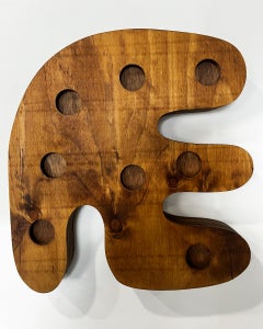"Single Shape System Natural 002" symbol, language, abstract, wall sculpture