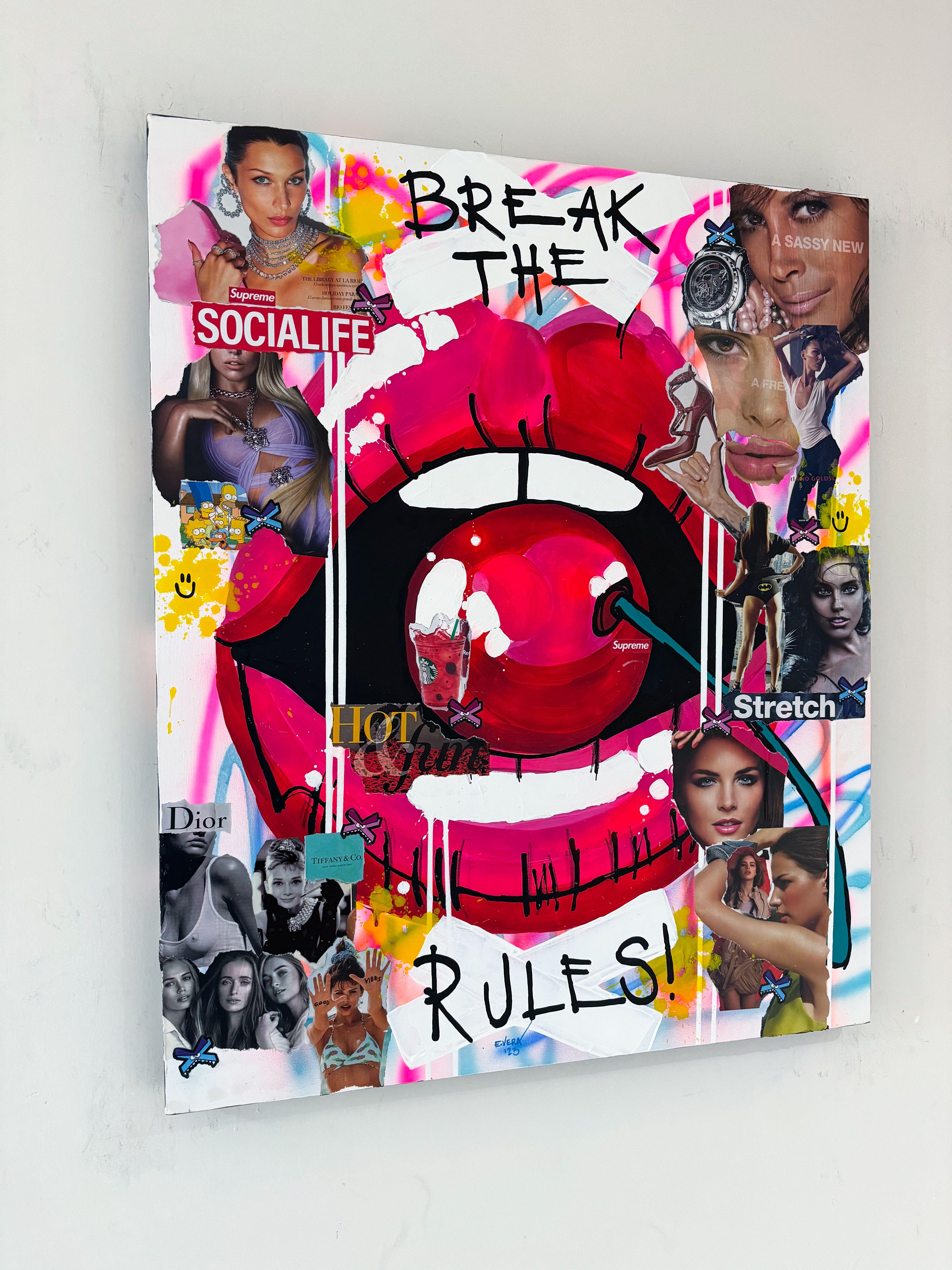This captivating pop art series seamlessly blends the worlds of rebellion, beauty, street art, and audacity, creating a vibrant tapestry of contemporary expression. Each piece in the collection serves as a bold testament to the artists' mastery in