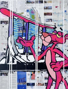 Symphonie de sables, techniques mixtes sur toile