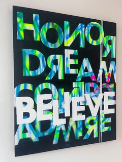 Believe, Gemälde, Acryl auf Leinwand