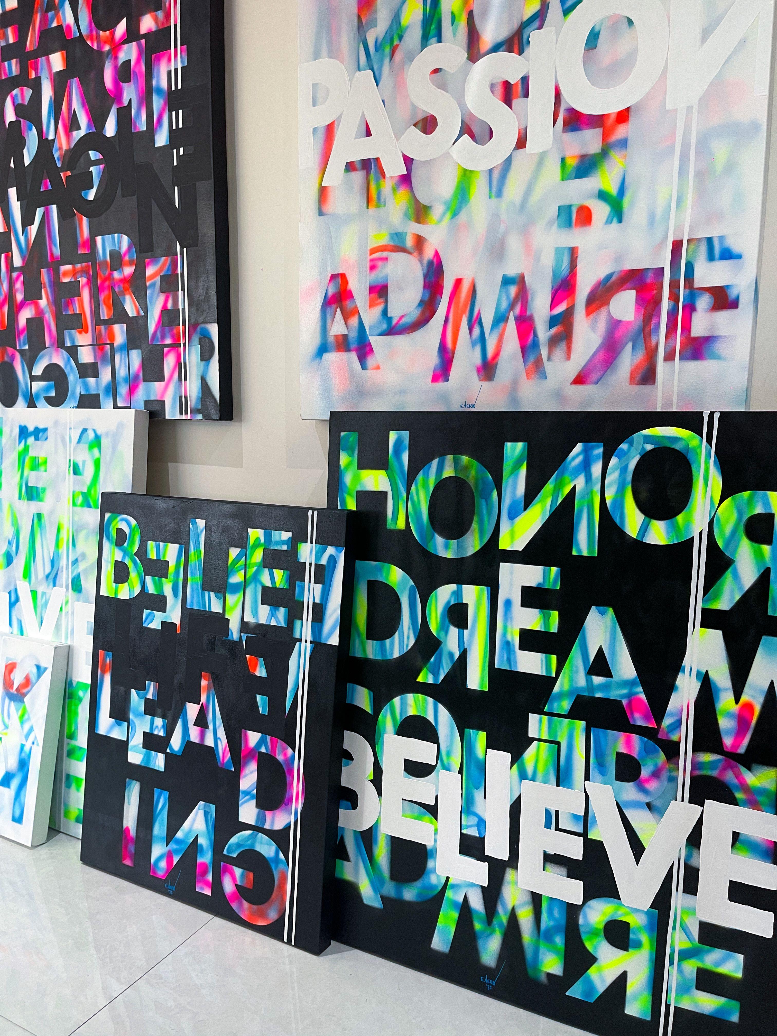 Believe, Gemälde, Acryl auf Leinwand im Angebot 2