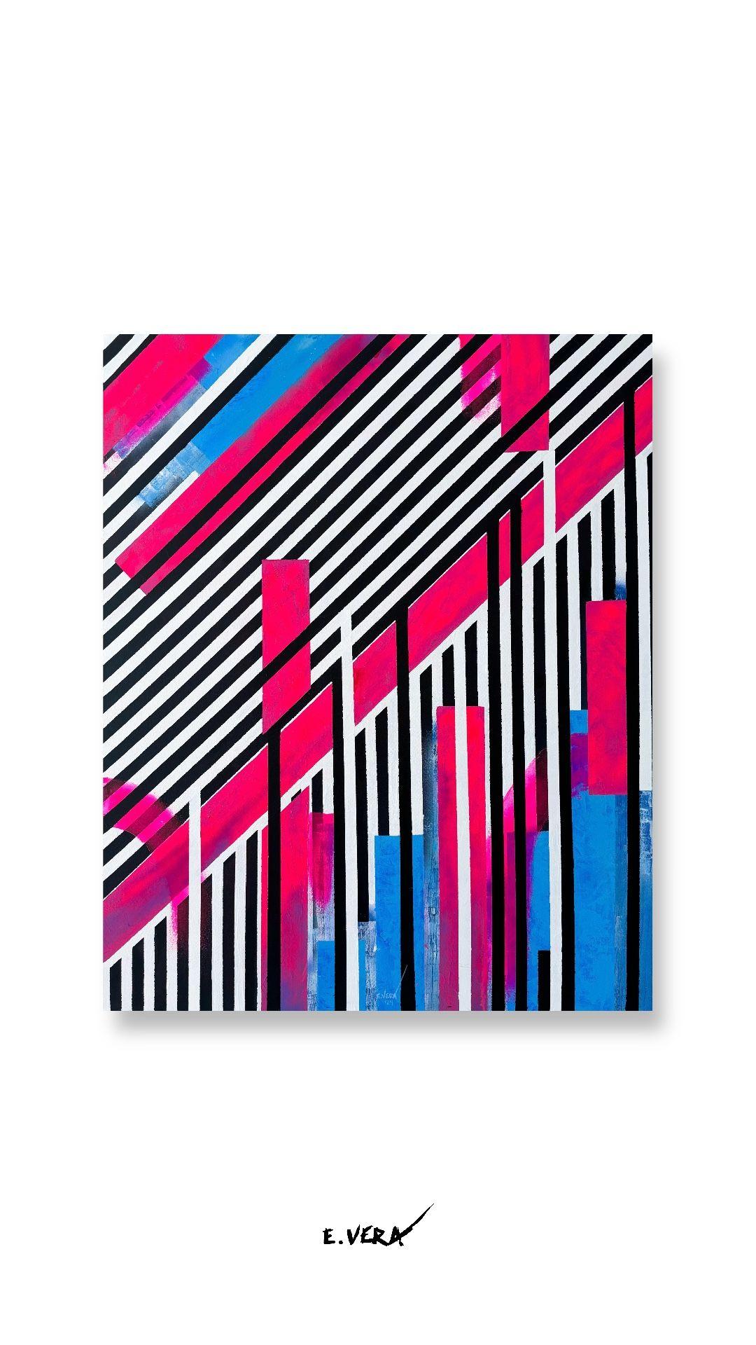 Coraggio, Pittura, Acrilico su tela - Painting di Esteban Vera