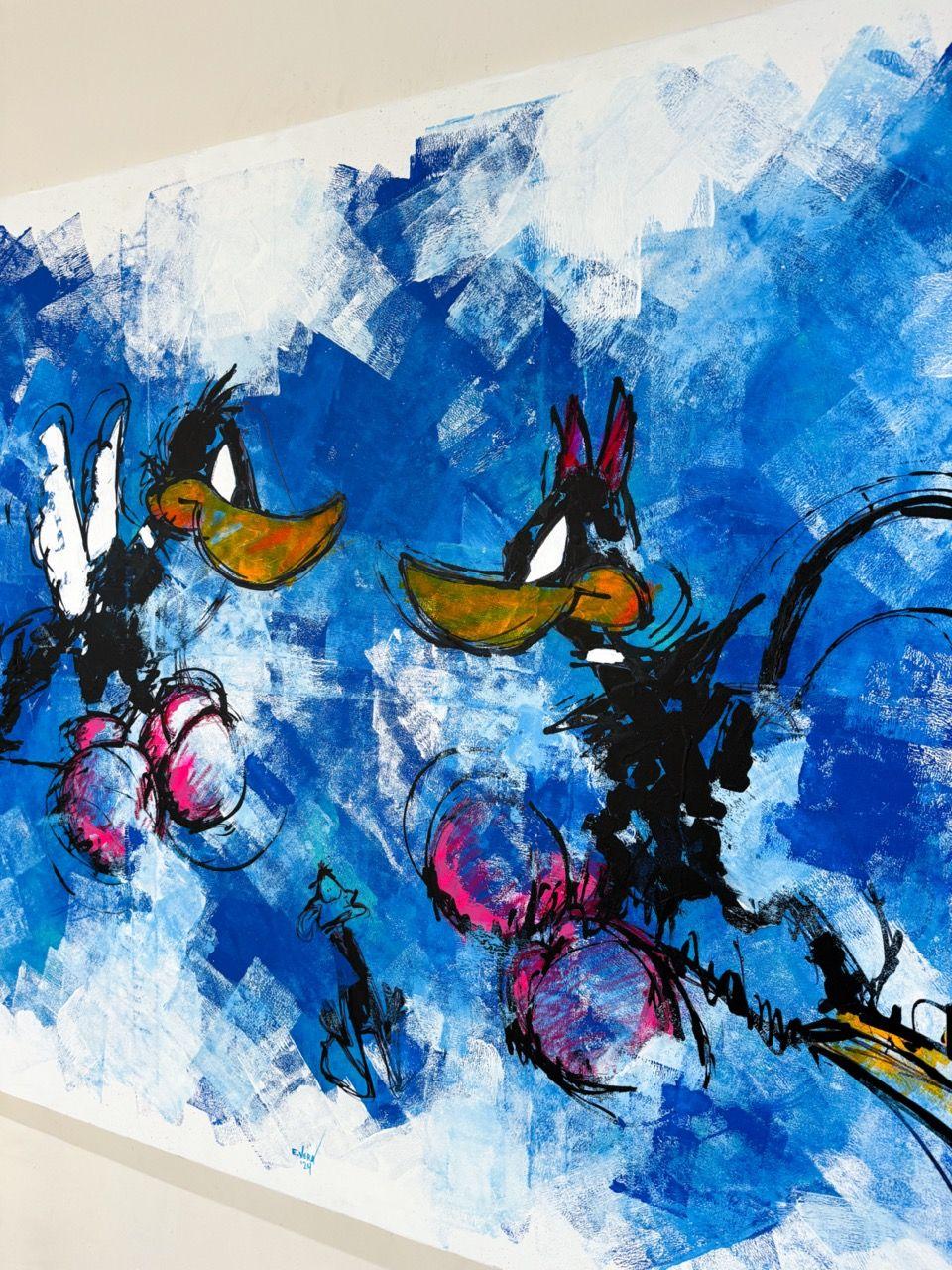 Crossroads, Painting, Acrylic on Canvas For Sale 4