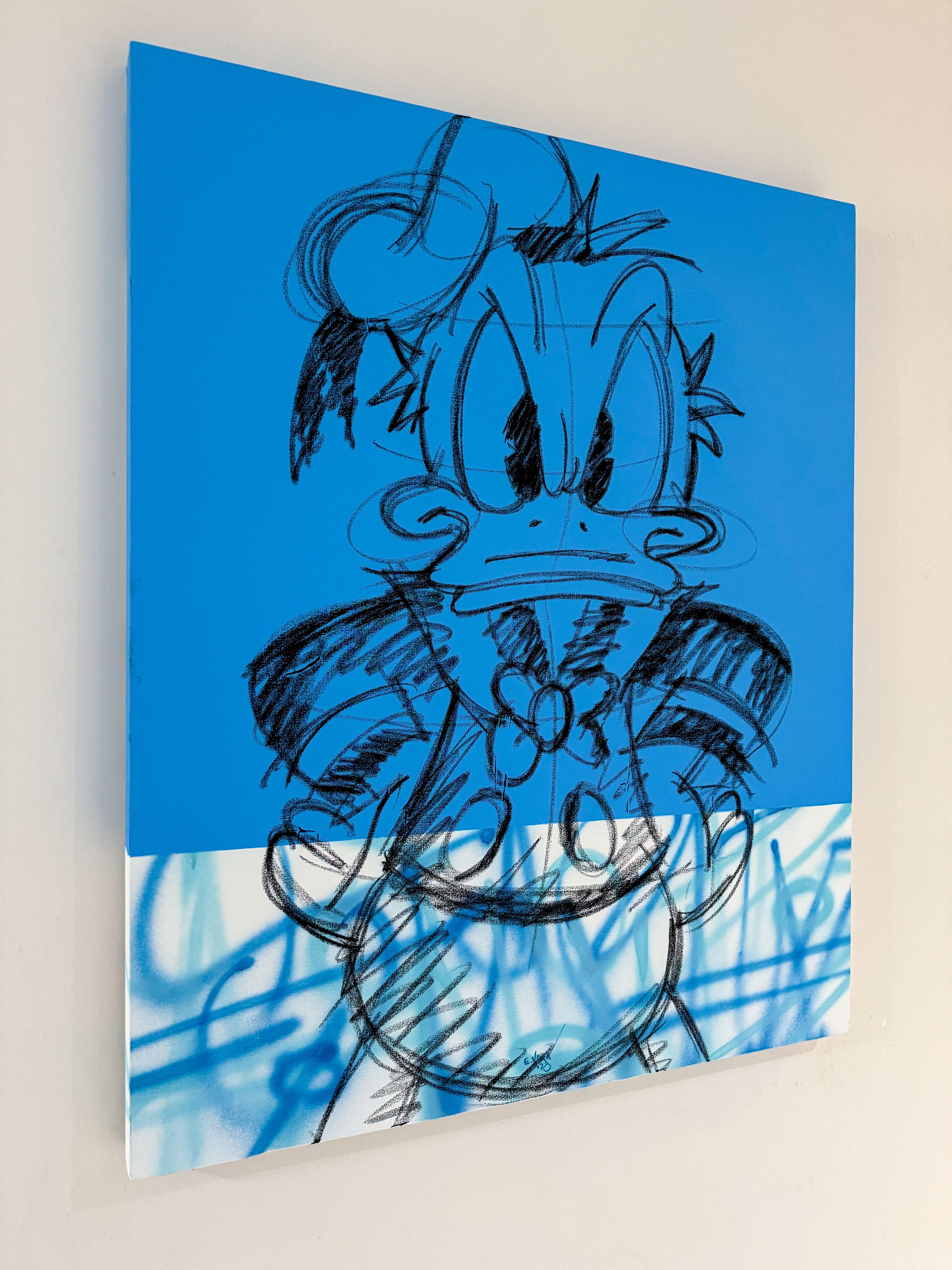 Presenta una nuova e accattivante serie di opere d'arte che fondono perfettamente acrilici, vernice spray e gesso su tela. Questa collezione incarna una fusione di stili contemporanei, moderni, pop e di Street Art. La serie mira a far immergere gli