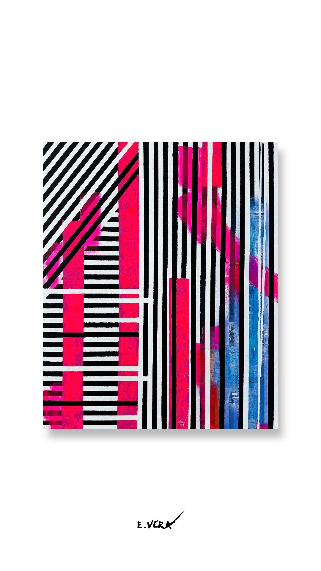 Evolution, Gemälde, Acryl auf Leinwand – Painting von Esteban Vera
