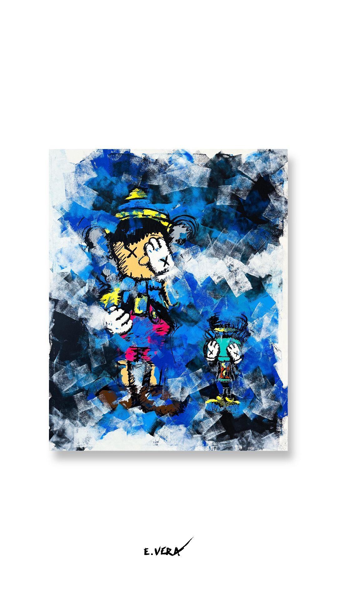 Frammenti di destino, Pittura, Acrilico su tela - Painting di Esteban Vera