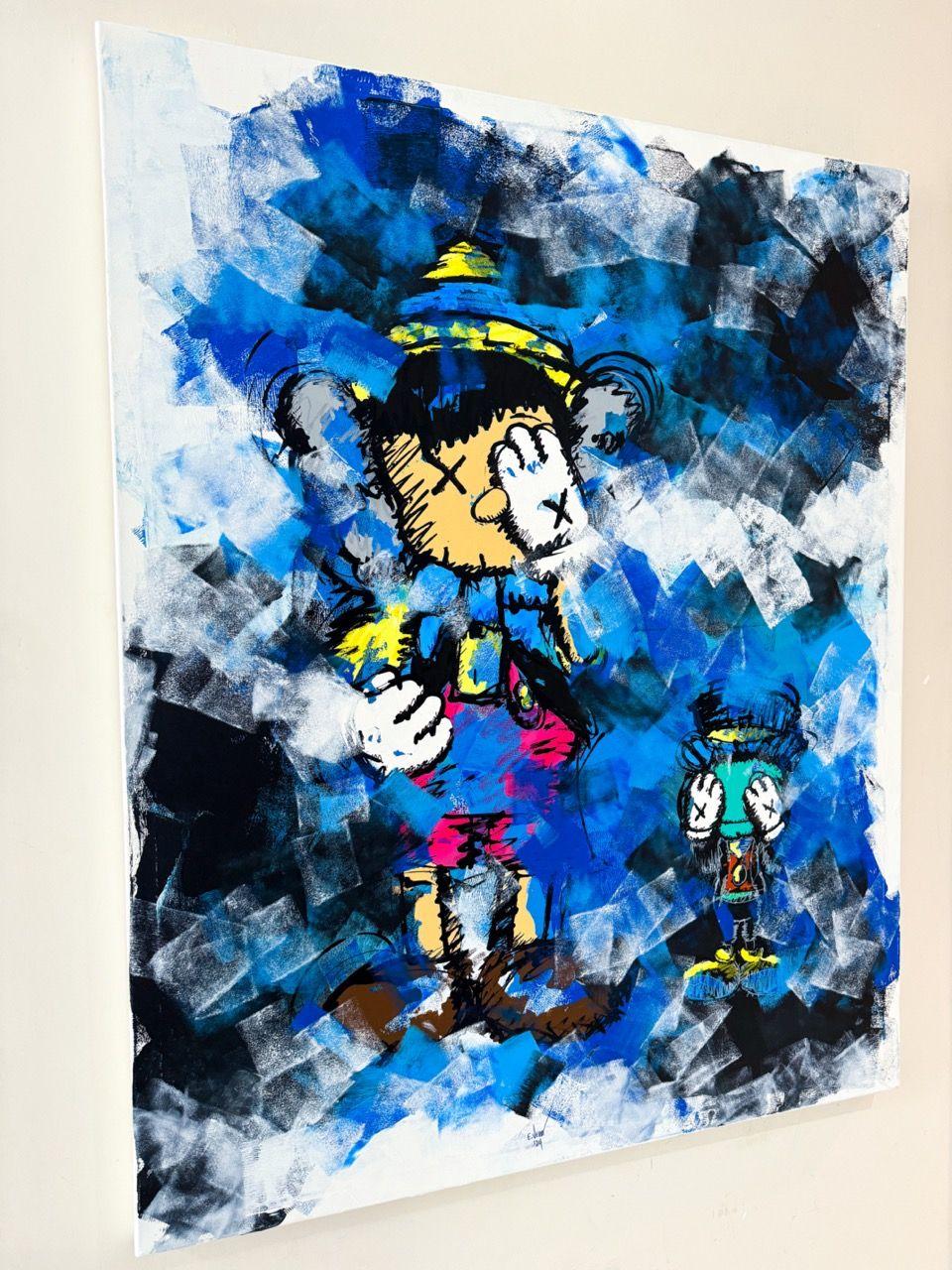 Frammenti di destino, Pittura, Acrilico su tela - Painting Astratto di Esteban Vera