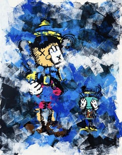 Fragmentos del destino, Pintura, Acrílico sobre lienzo