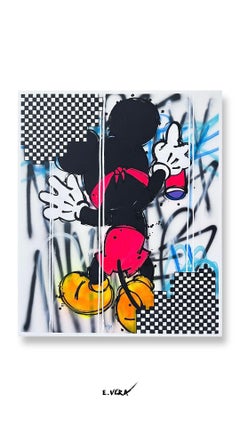Graffiti Reflections, Painting, Acrylic on Canvas