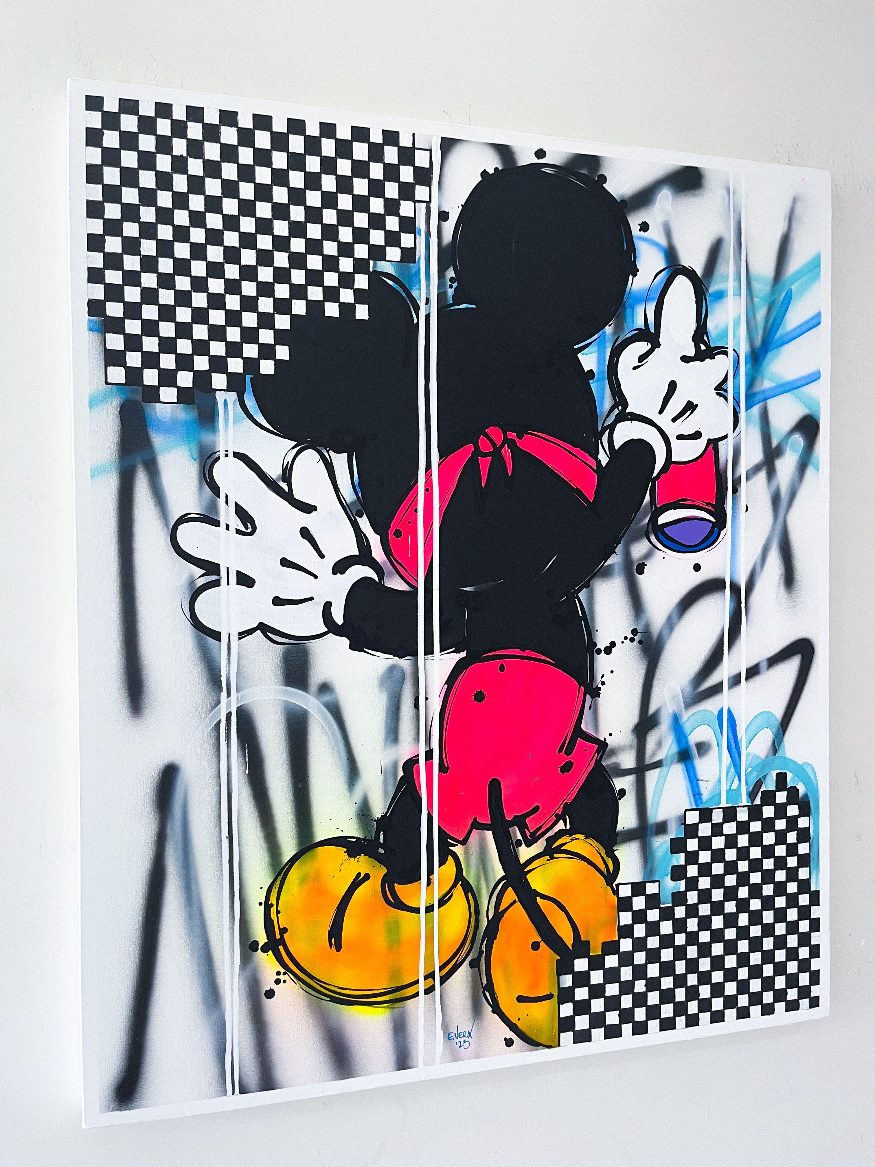 Graffiti Reflections, Painting, Acrylic on Canvas For Sale 2