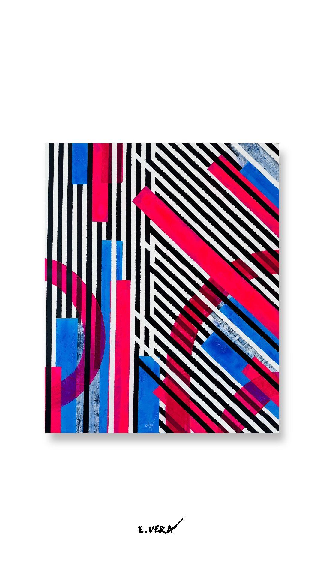 Unendlichkeits-Inflationen, Gemälde, Acryl auf Leinwand – Painting von Esteban Vera