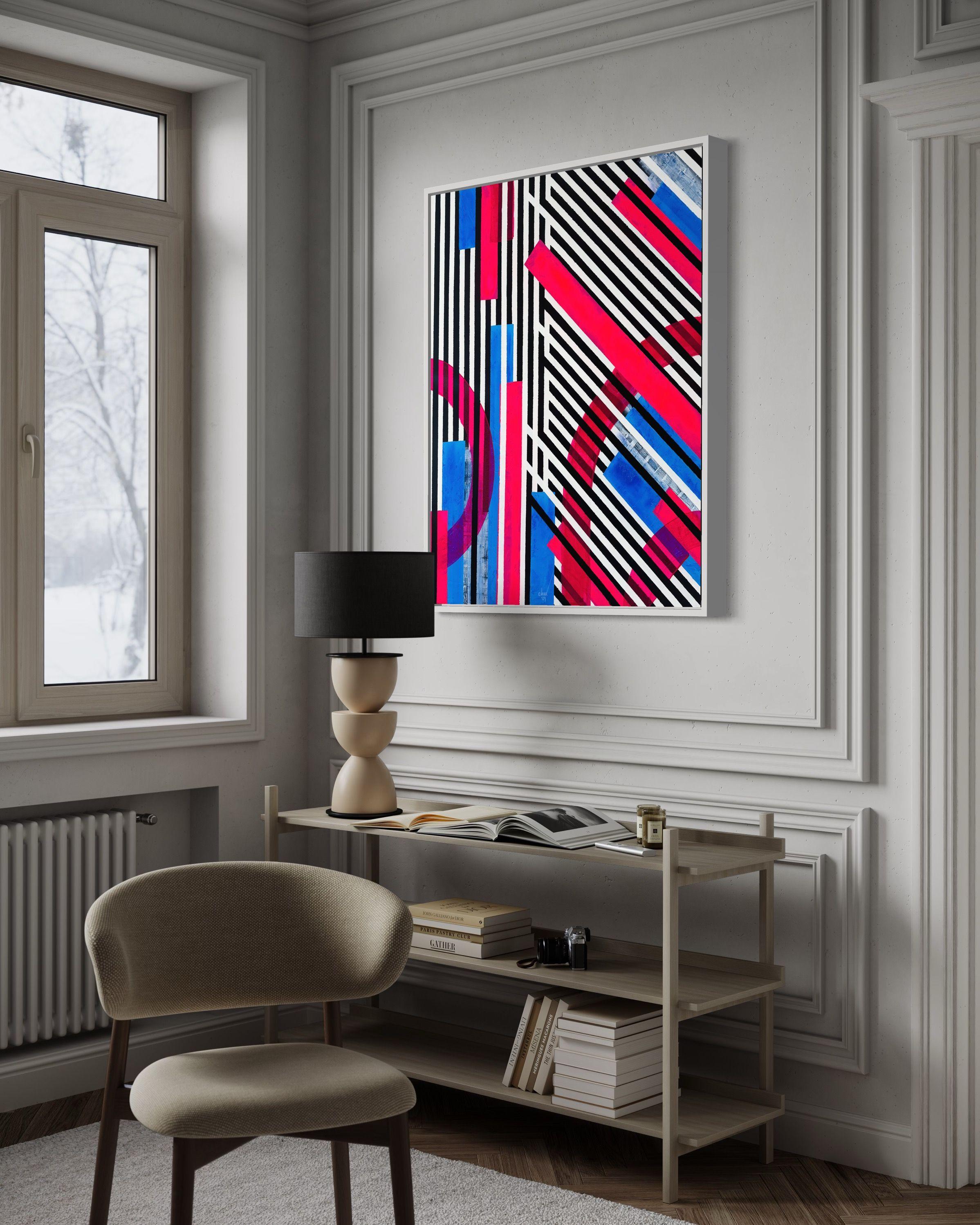 Unendlichkeits-Inflationen, Gemälde, Acryl auf Leinwand (Abstrakt), Painting, von Esteban Vera