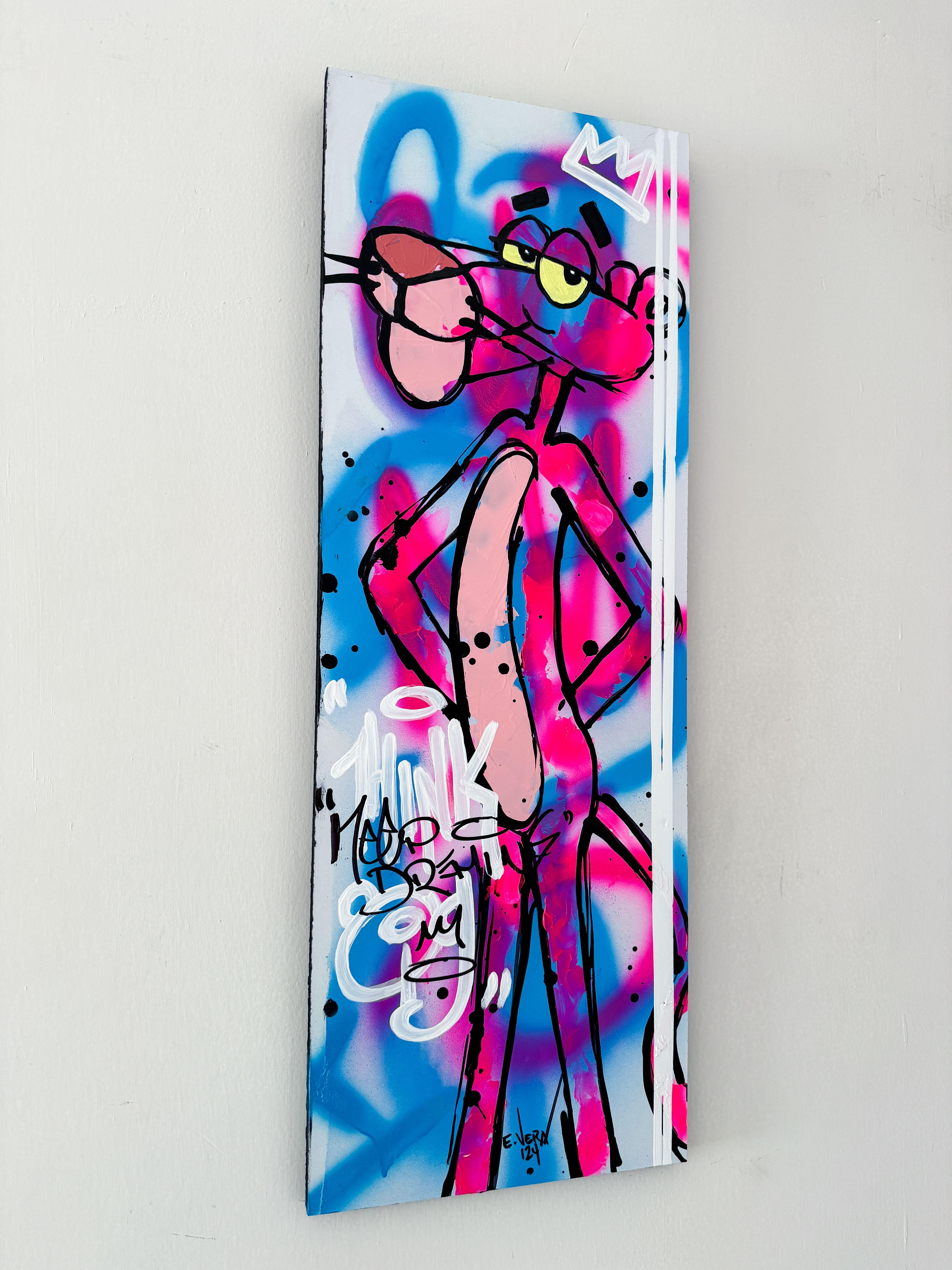 Keep Dreaming, Painting, Acrylic on MDF Panel For Sale 2