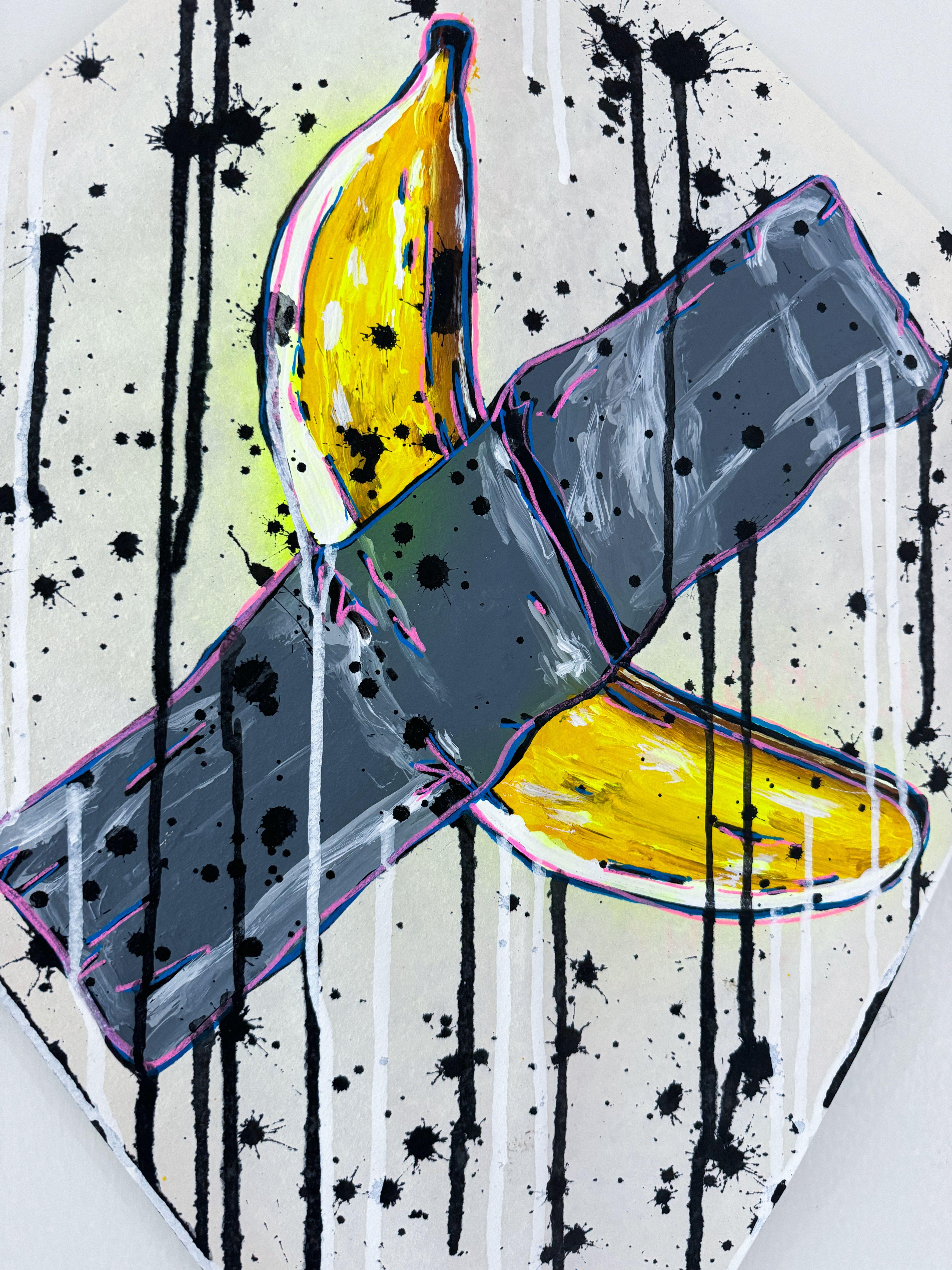 Miami Fusion, Gemälde, Acryl auf Papier im Angebot 1