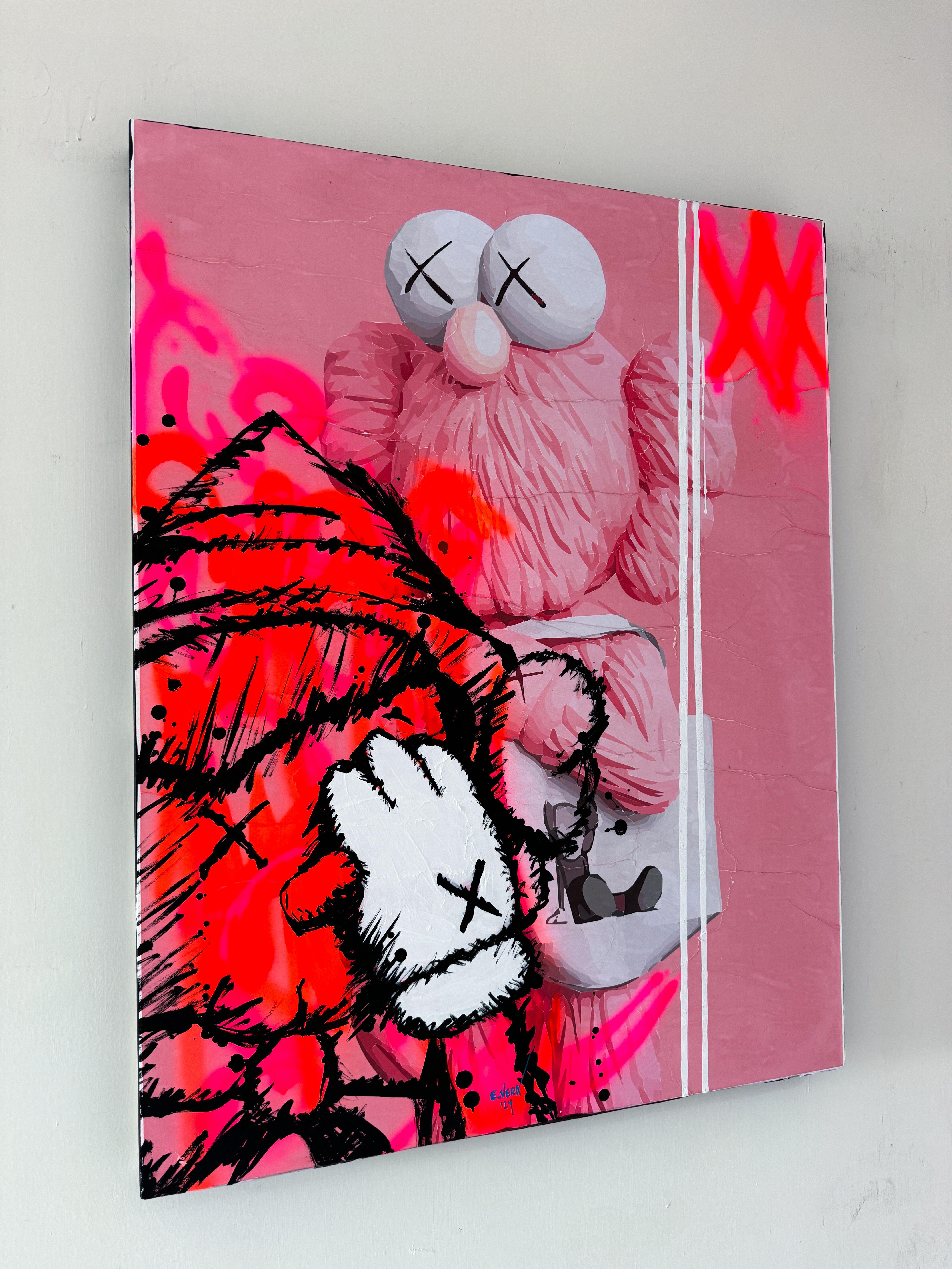 Moderne Perspektive, Gemälde, Acryl auf Leinwand im Angebot 1