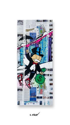 Radiant Skylines, Painting, Acrylic on Canvas