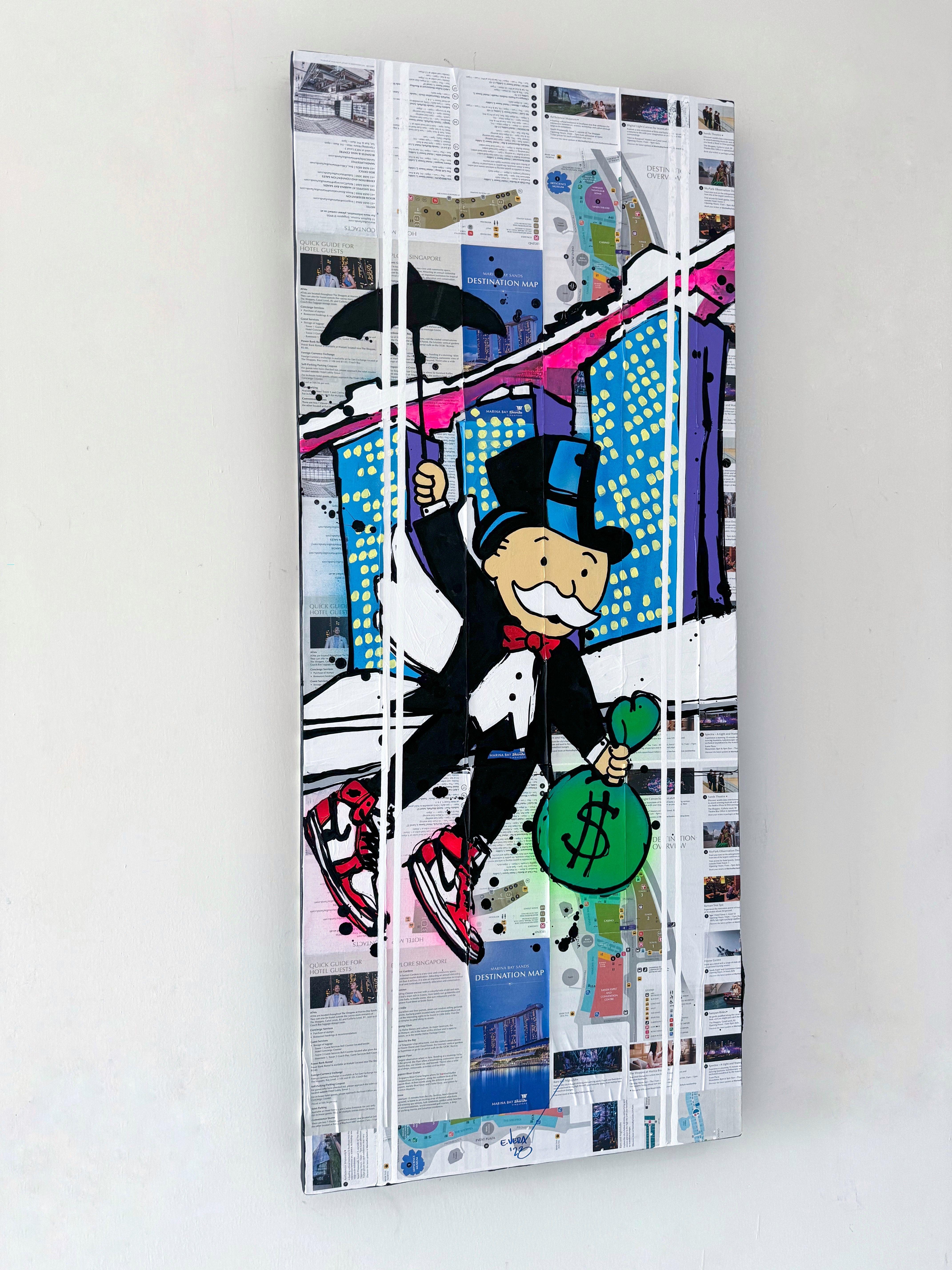 Radiant Skylines, Painting, Acrylic on Canvas For Sale 2
