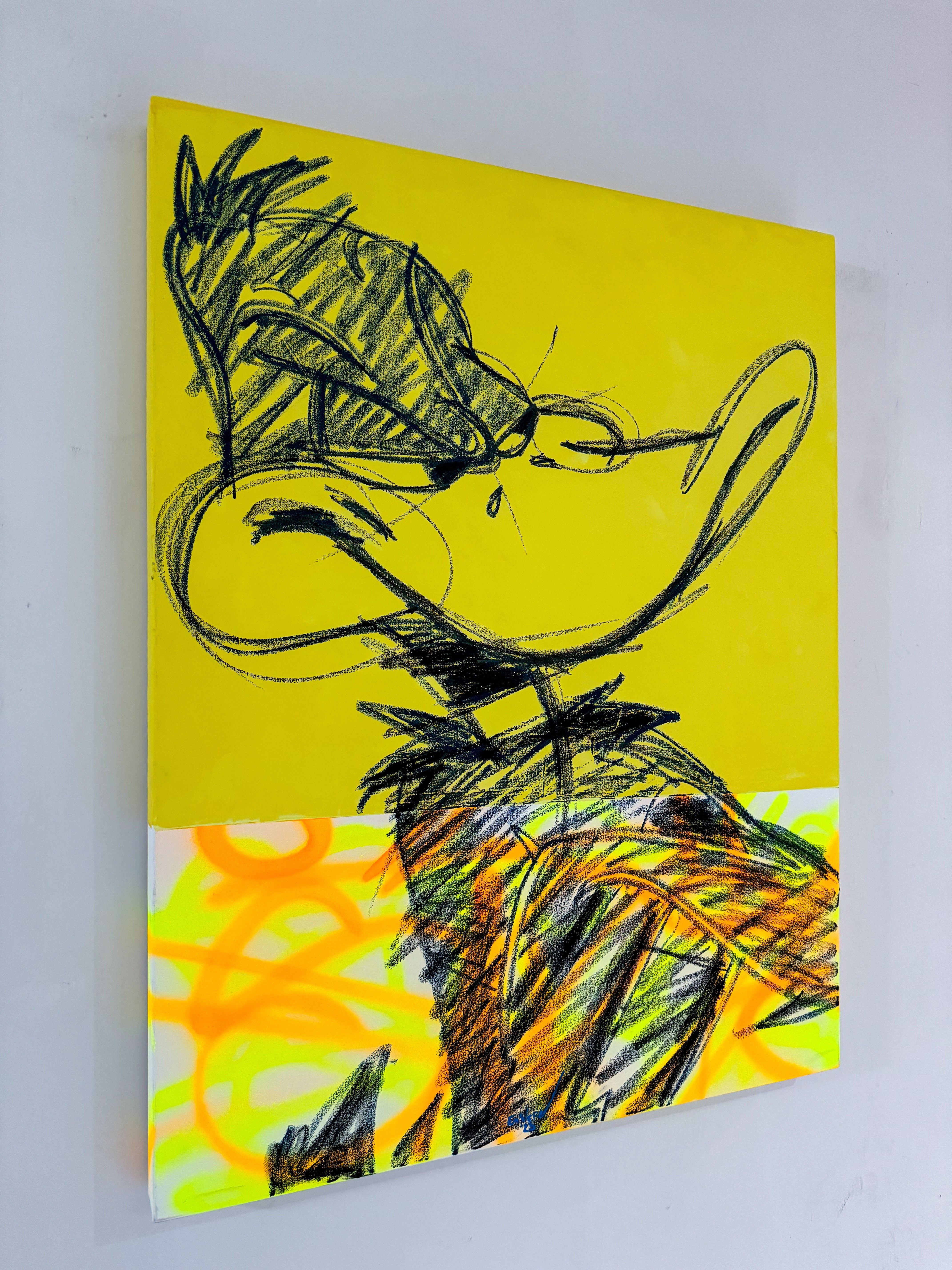 Rhythmic Radiance, Painting, Acrylic on Canvas For Sale 2
