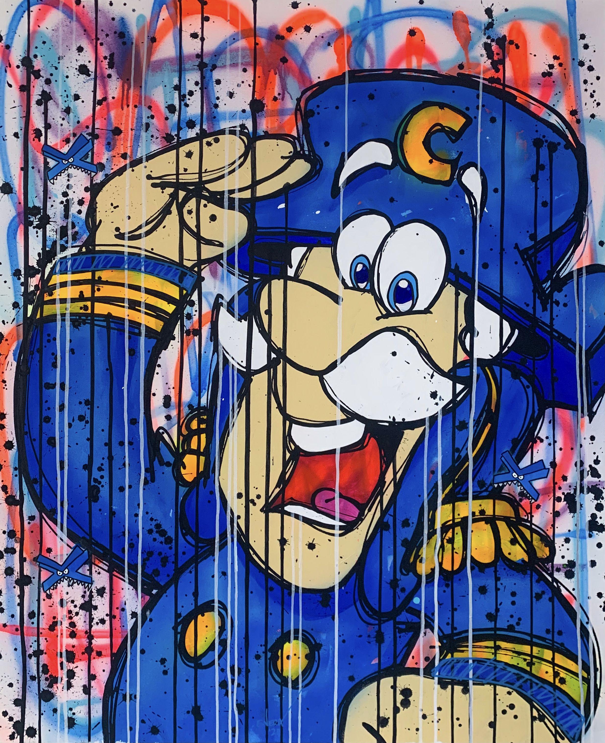 Cap'n Crunch inspired, great colors, acrylic and spray on canvas, great artwork, exhibitions in the best Art Galleries in France, USA and Mexico. :: Painting :: Pop-Art :: This piece comes with an official certificate of authenticity signed by the