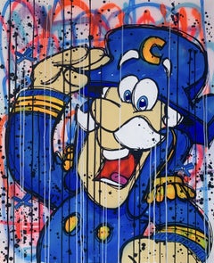 Hasta luego Capitán, Pintura, Acrílico sobre lienzo