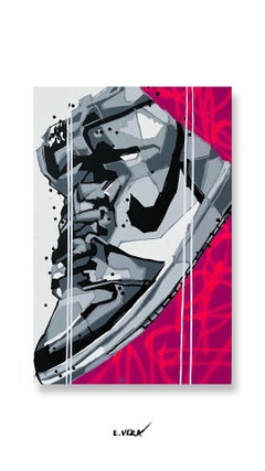 The Jumpman Chronicles: Air Jordan Legacy, Painting, Acrylic on Canvas