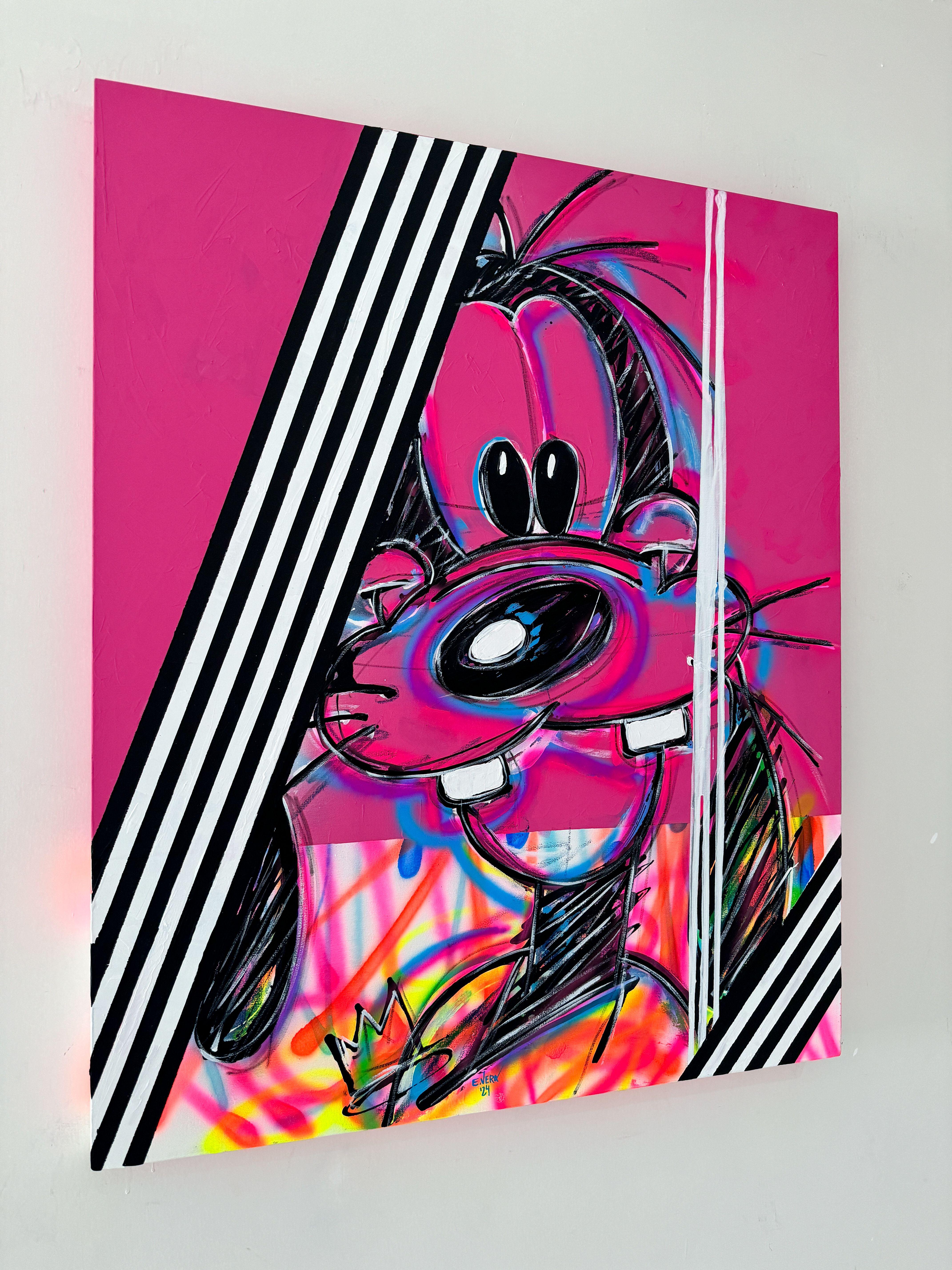 Vitalidad vibrante II, Pintura, Acrílico sobre lienzo - Painting Contemporáneo de Esteban Vera
