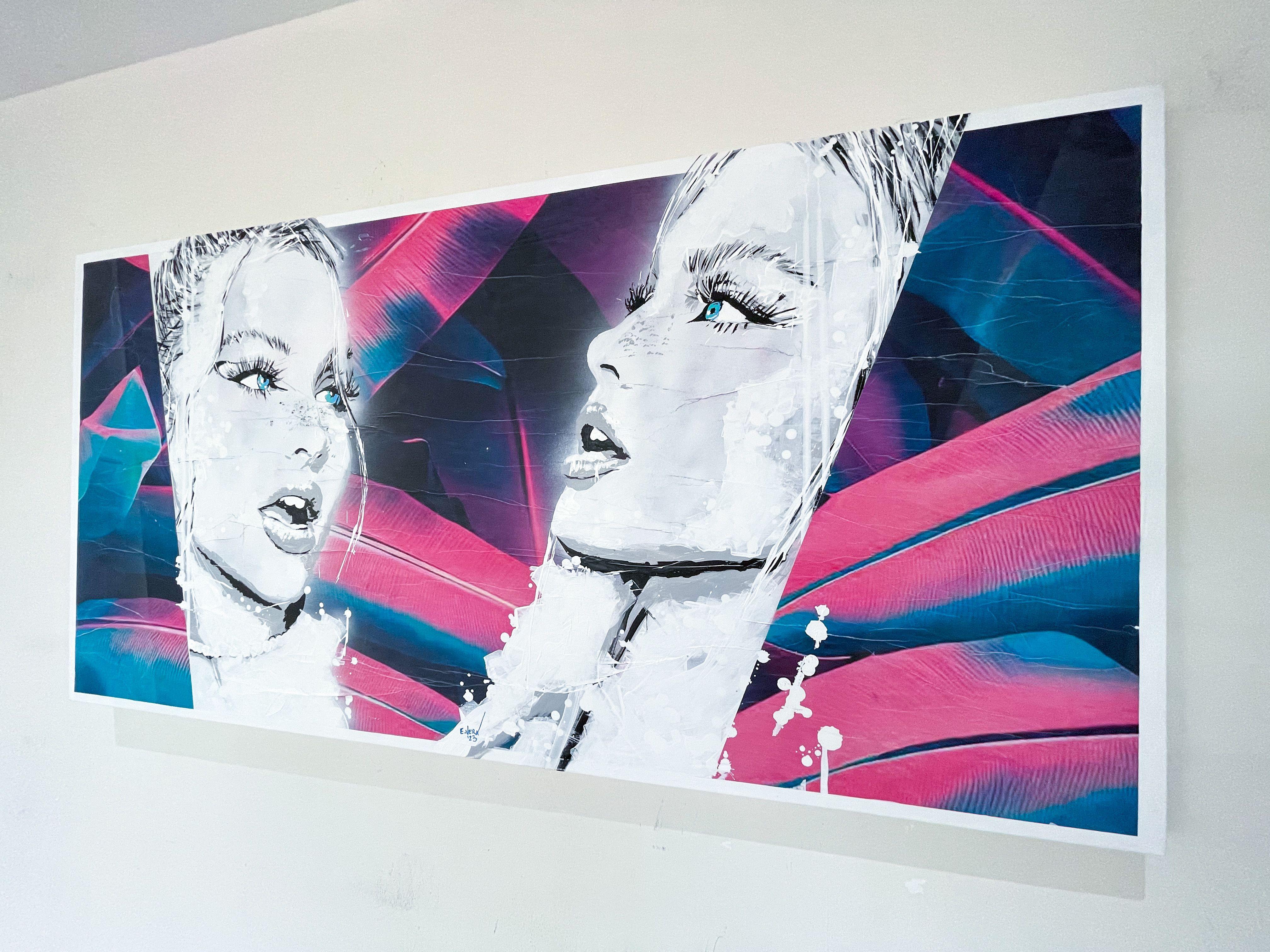 Wild entworfen, Gemälde, Acryl auf Leinwand im Angebot 1