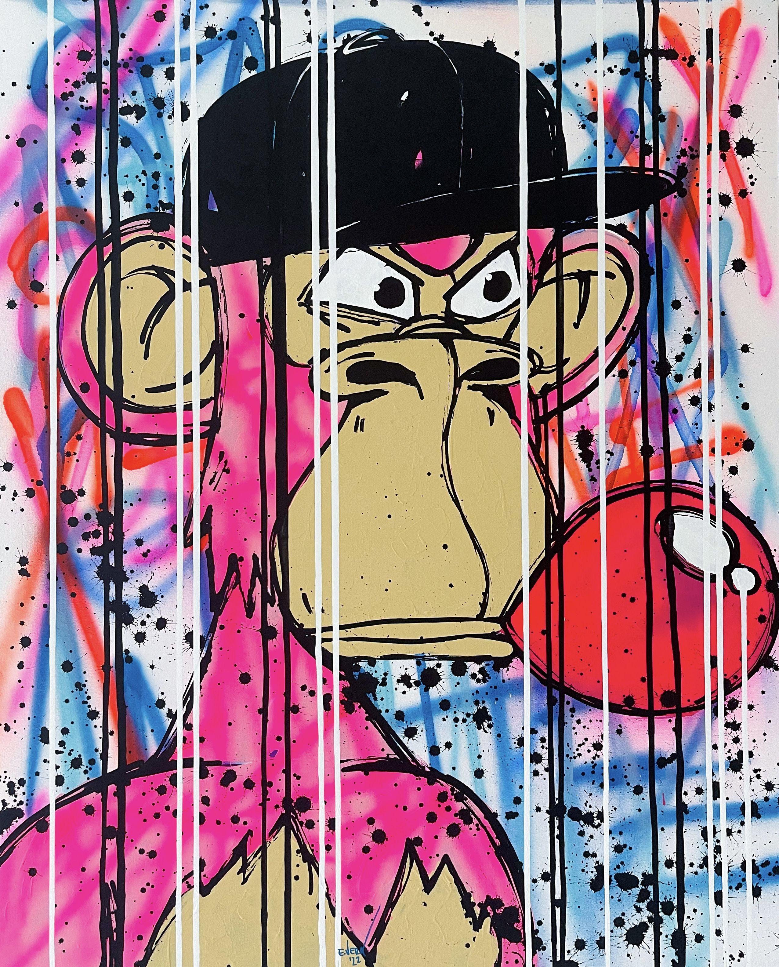 This new series is in attribute to the "Bored Apes". They're very famous characters in the digital art market (NFTs). This series focuses on the different facets, colors and details of these spectacular characters. The titles of these artworks will