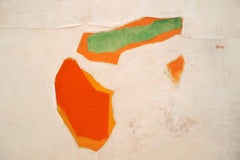 "CADENCE" 1985:: Collage papier sur toile:: 20ème siècle Américain:: Esteban Vicente