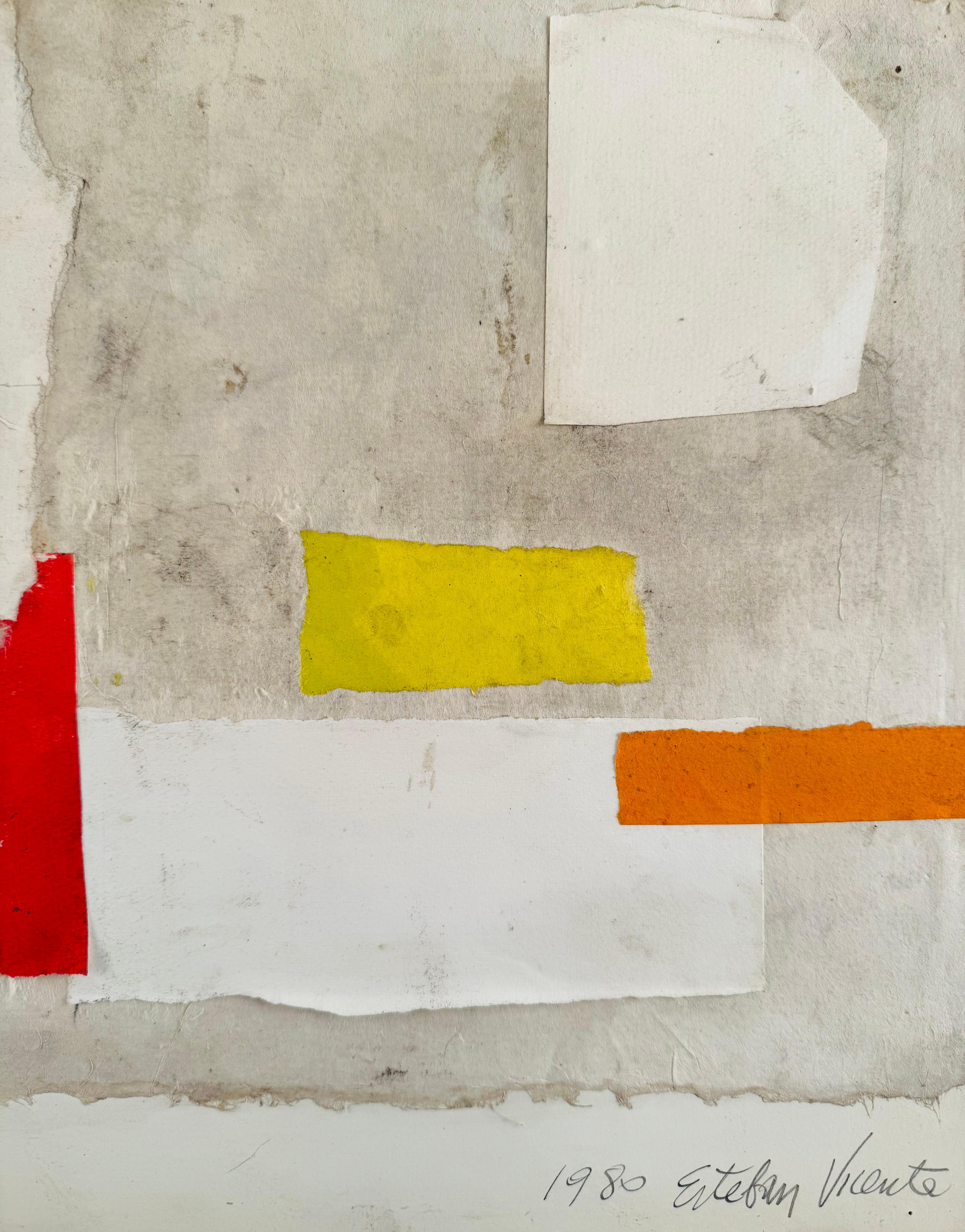 Senza titolo - Abstract Painting Beige di Esteban Vicente