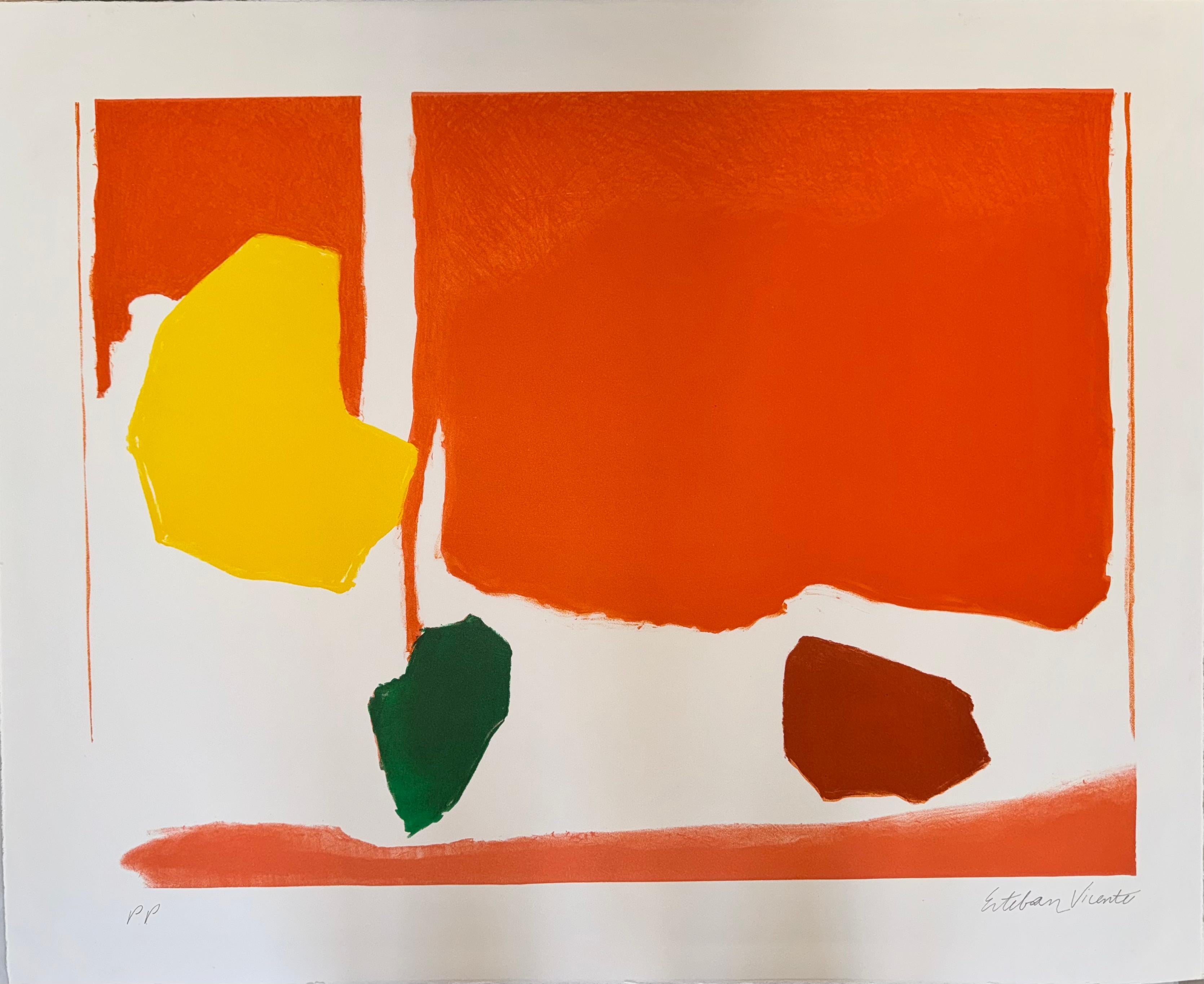 Abstract - Print by Esteban Vicente