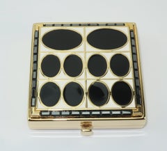 Estee Lauder Abend Art Deco Puder Kompakt