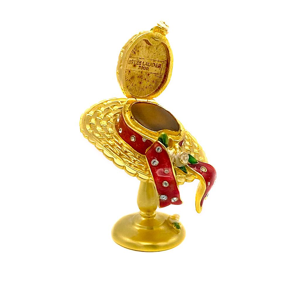 Modern Estée Lauder Sun Bonnet Hat Perfume Box