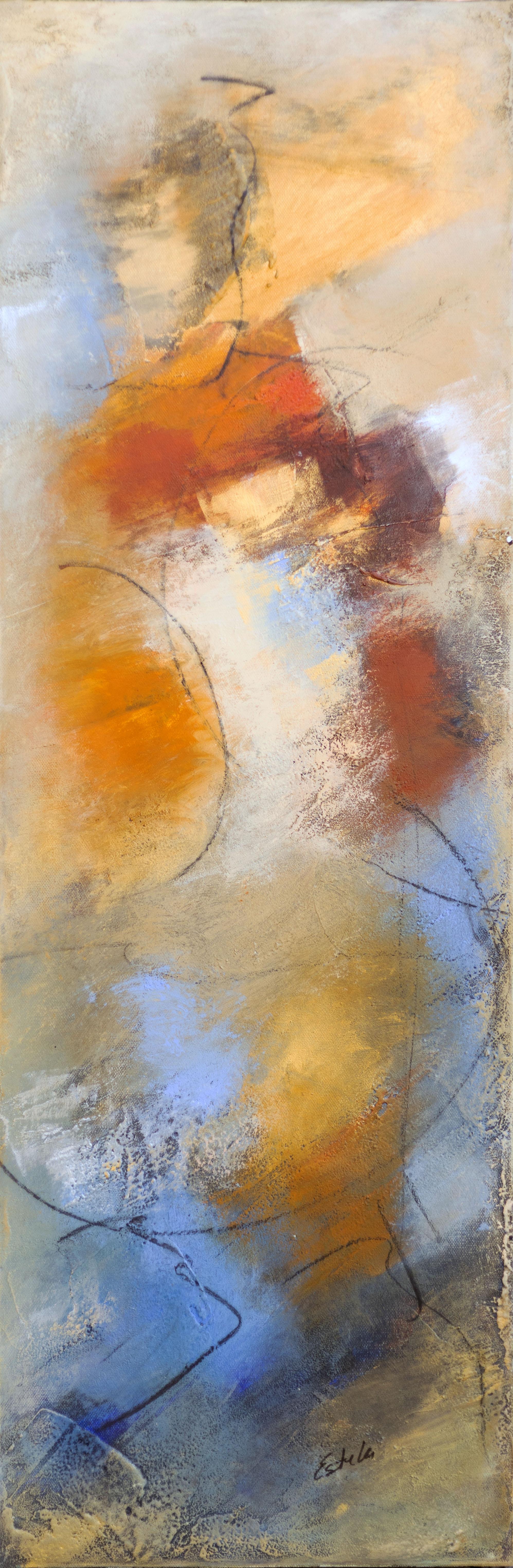 Estela Aguirre Abstract Painting - Happy