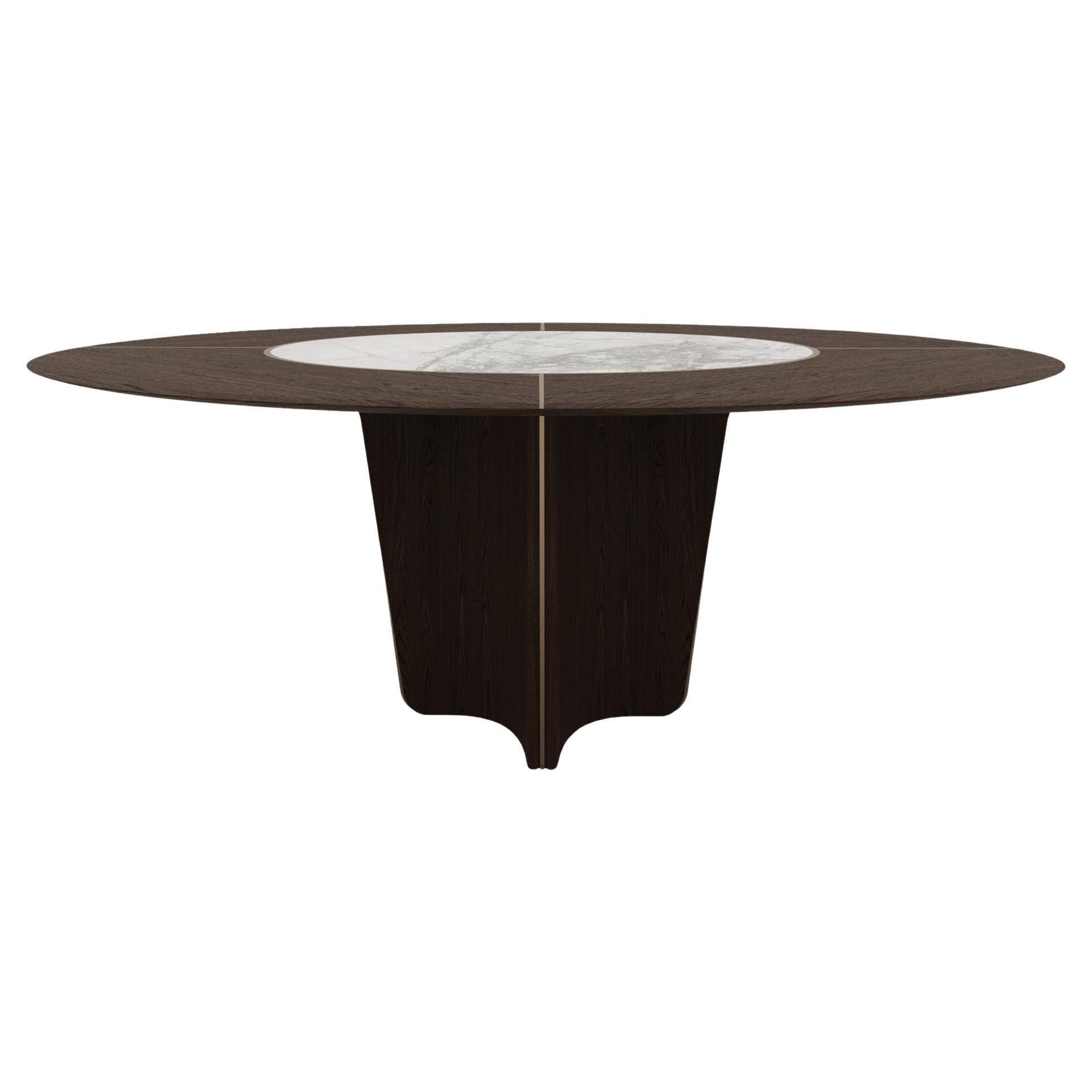 Estella Round Table Design by Mehmet Orel for Capella Furniture