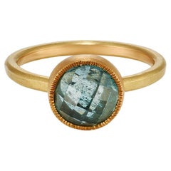 Estella Solitaire Sapphire Ring – Handcrafted in Ethical 18ct Fairmined Gold