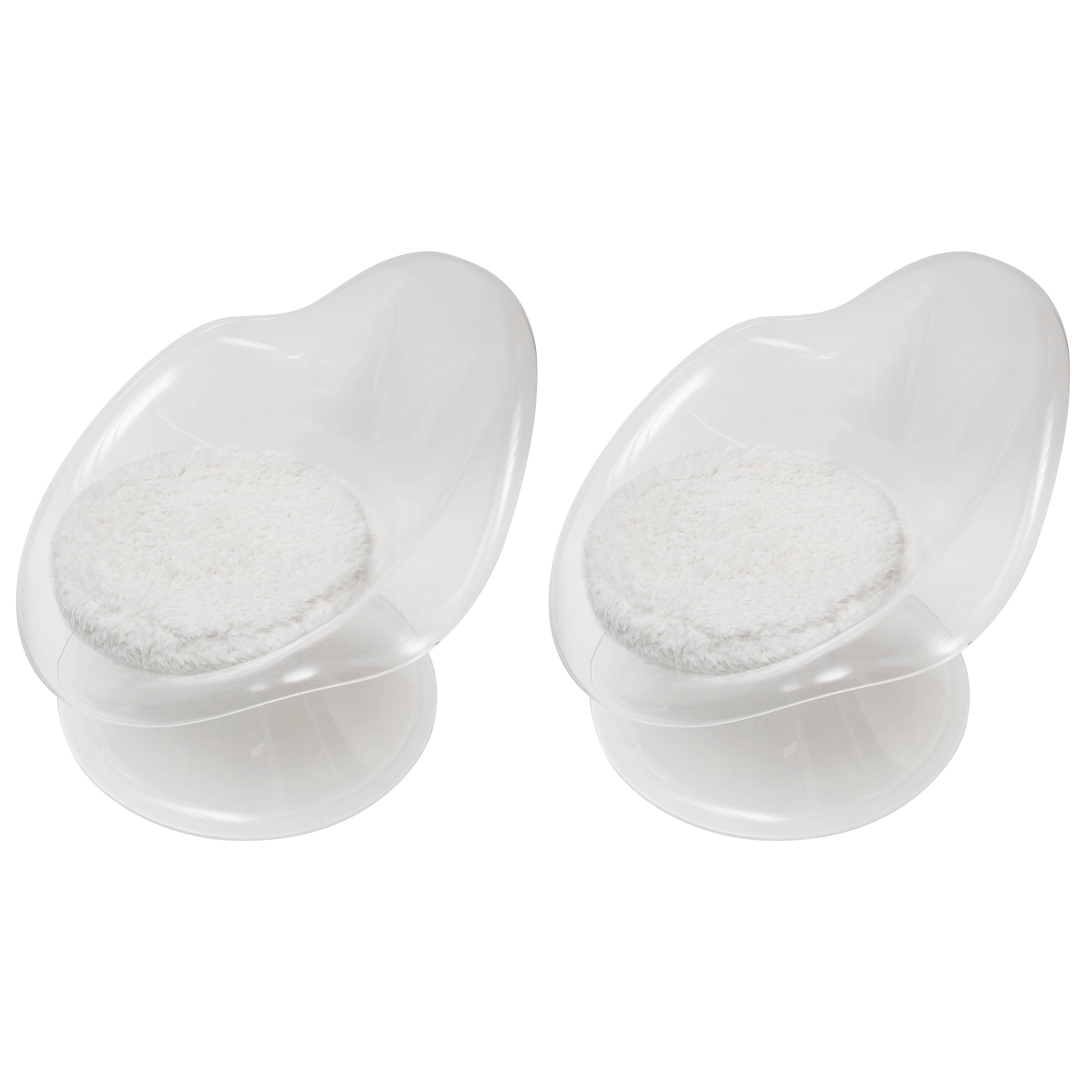 Estelle and Erwine Laverne Daffodil Lounge Chairs at 1stDibs