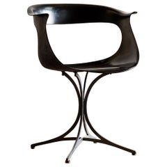 Estelle and Erwine Laverne Lotus Chair in Black, United States, 1960s