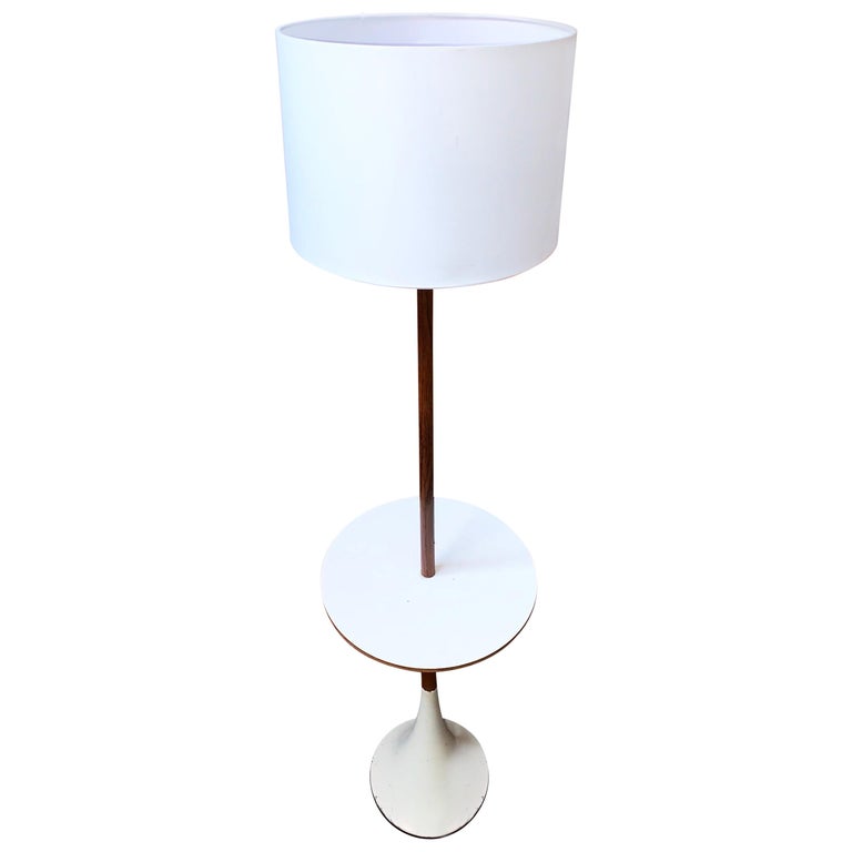 Estelle And Erwine Laverne Originals, Pole Lamp With Table