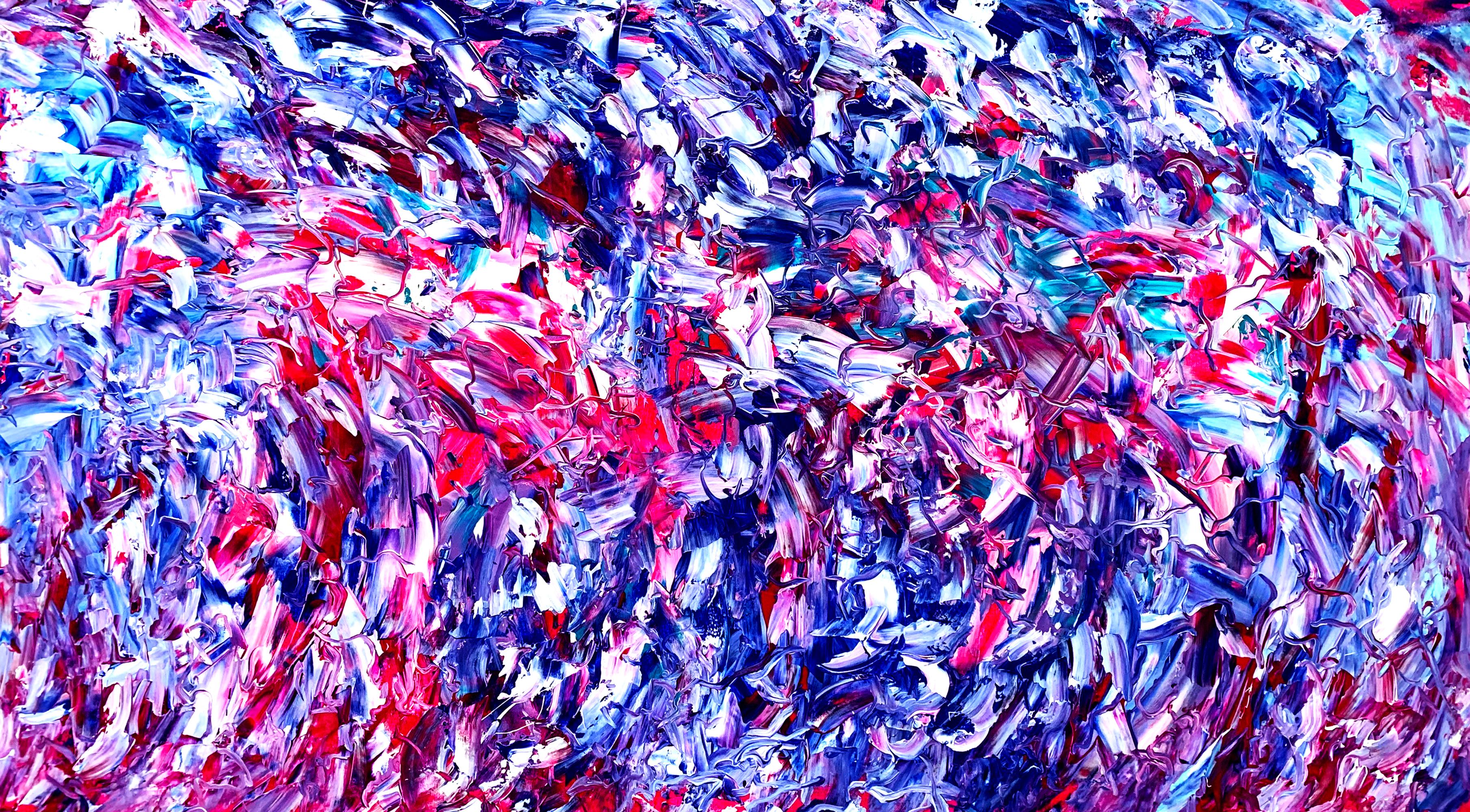 Estelle Asmodelle Abstract Painting - Beyond This Moment