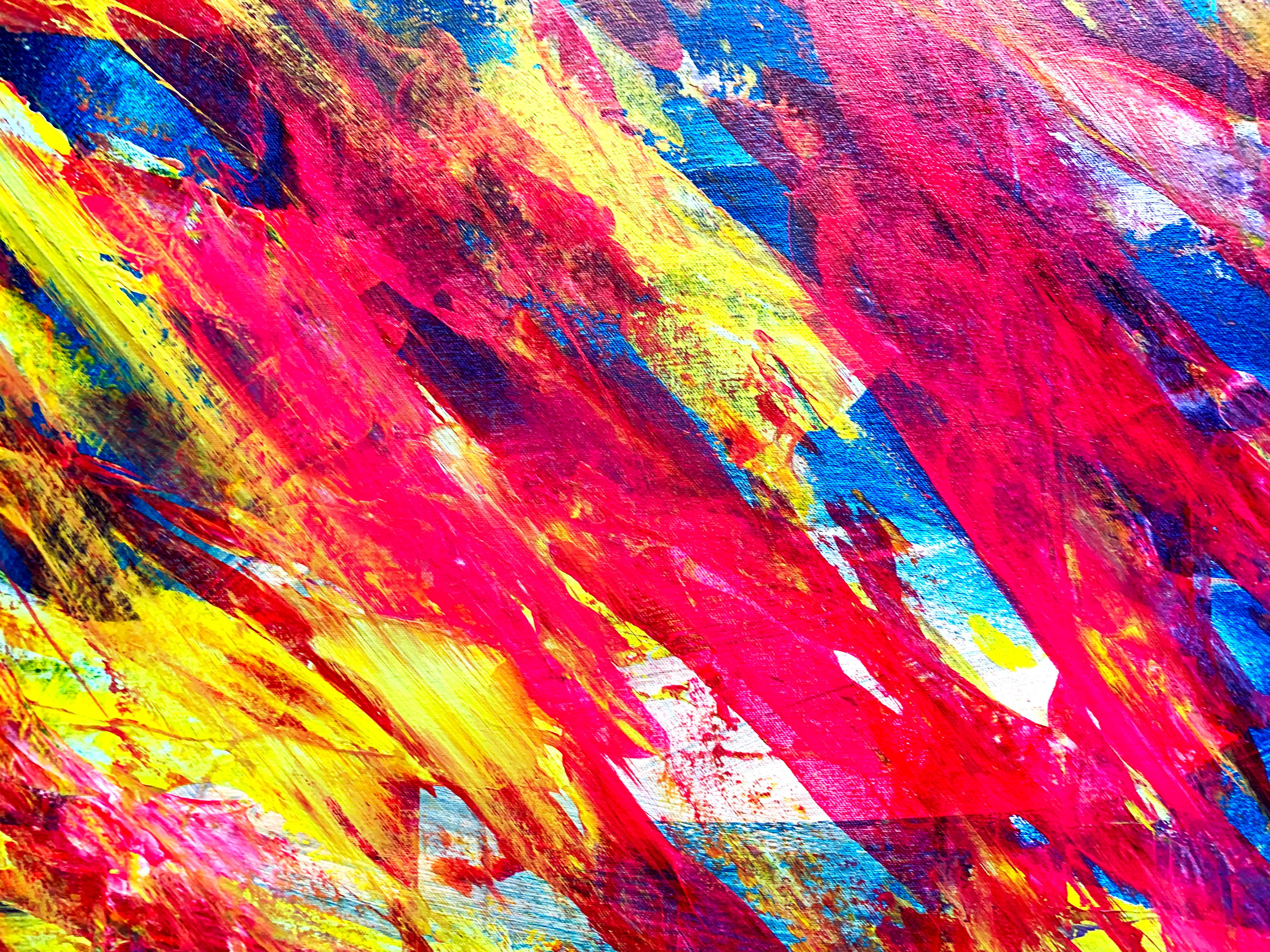 Colour Band  - Painting by Estelle Asmodelle