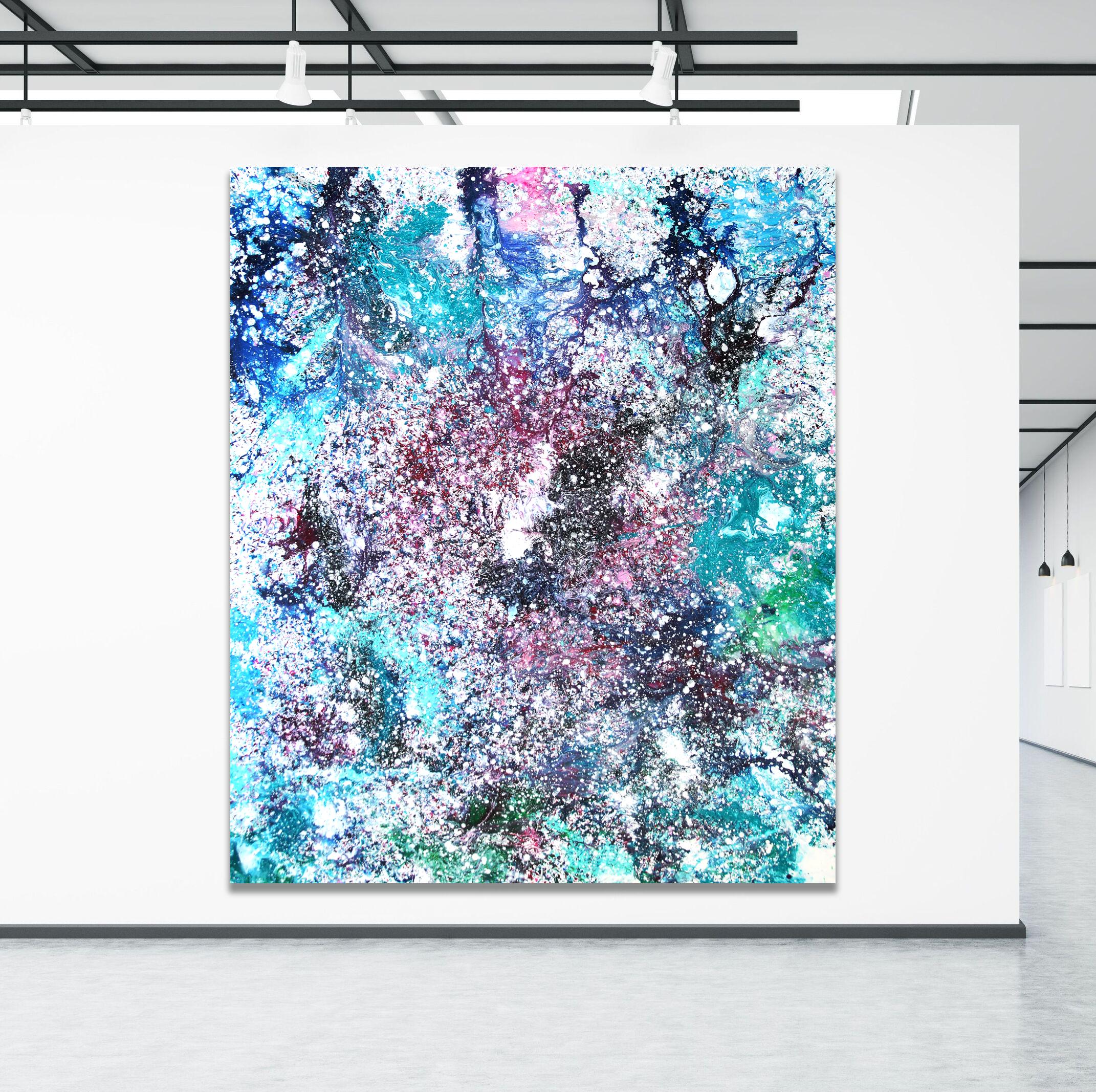 Cosmic Hibernation - Painting by Estelle Asmodelle