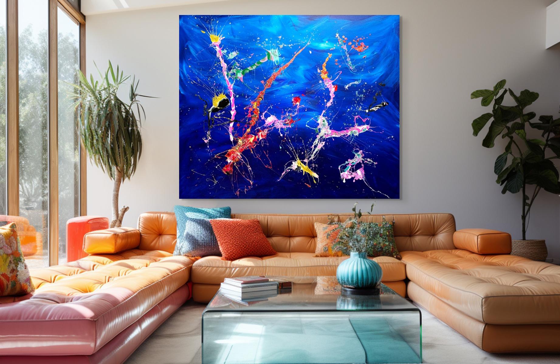 Deep Sea Creatures - The Gathering - Painting by Estelle Asmodelle