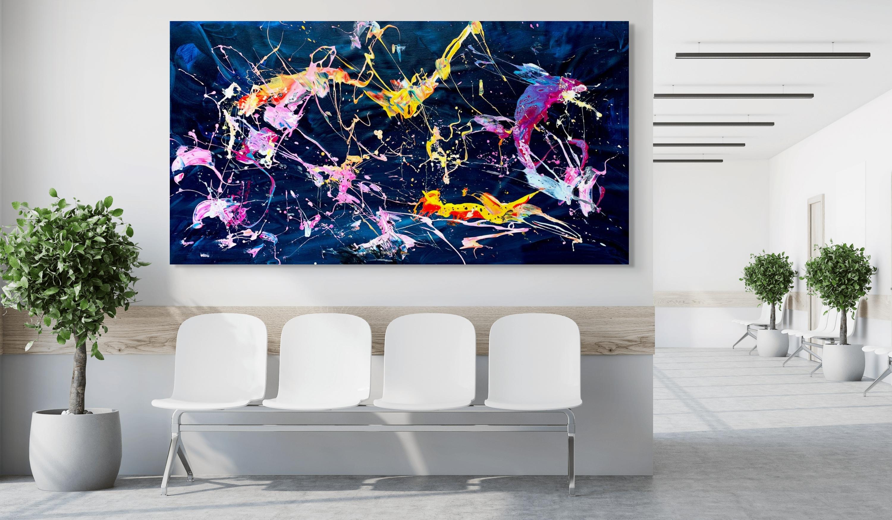 Deep Sea Creatures - The Pond - Painting by Estelle Asmodelle